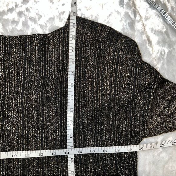 DEREK LAM 10 CROSBY Lurex Crossover Knit Top size S - Picture 7 of 9